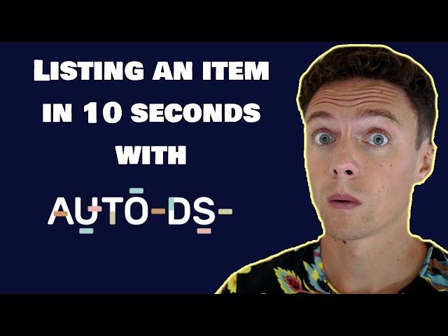 Listing Your First Item with Manual AutoDS