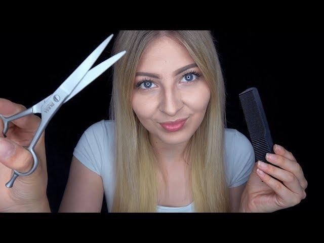 HAIRCUT ROLEPLAY - ICH KÜMMER MICH UM DEINE HAARE …  | KOPFKRIBBELGARANTIE MIT ASMR JANINA