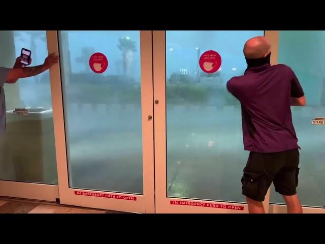 Severe Thunderstorm Pushes Door Open At Pensacola Beach - 1190041