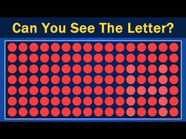 Only People With Amazing Visual Skills Can See All The Letters!