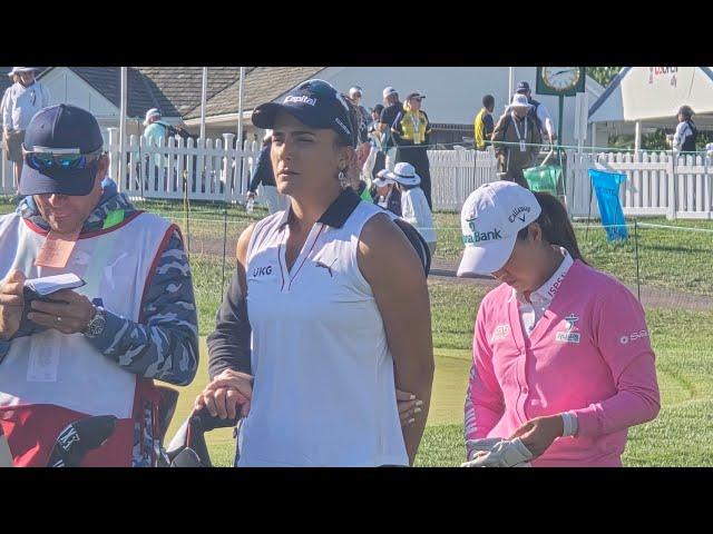 Lexi Thompson Final round at the  US Open 2024 Lancaster Country Club (hole 18)