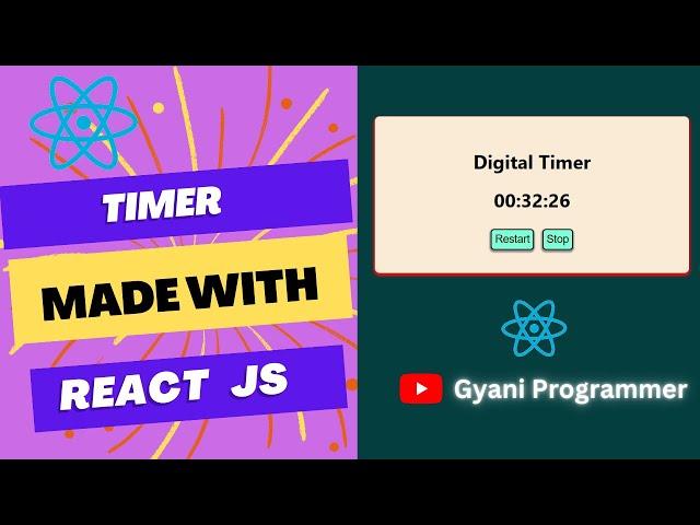 React js Timer | Countdown timer with react js