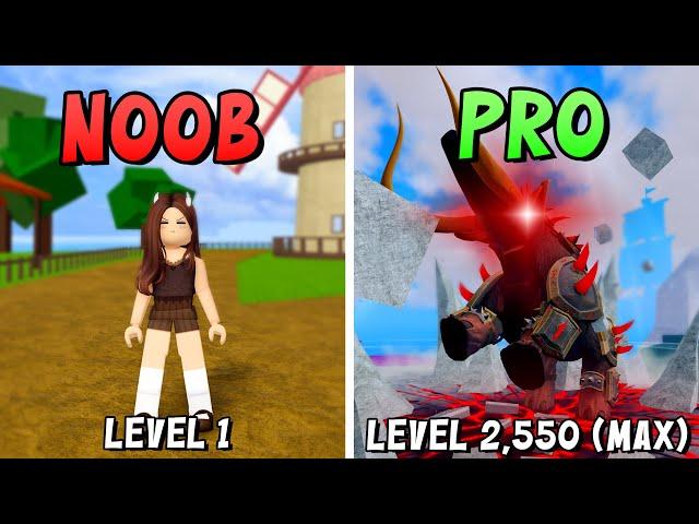 Level 1 NOOB to Max Level using MAMMOTH Fruit in Blox Fruits Update 20!