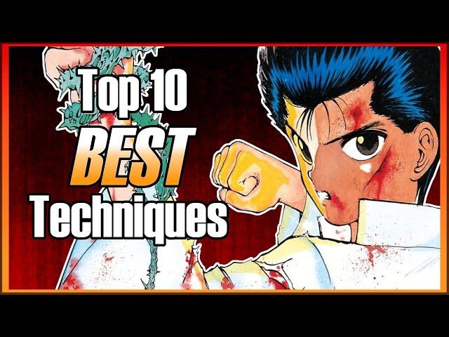 Top 10 BEST Techniques in Yu Yu Hakusho