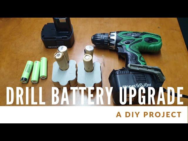 How to convert an old Ni-Cad battery drill to Lithium Ion!