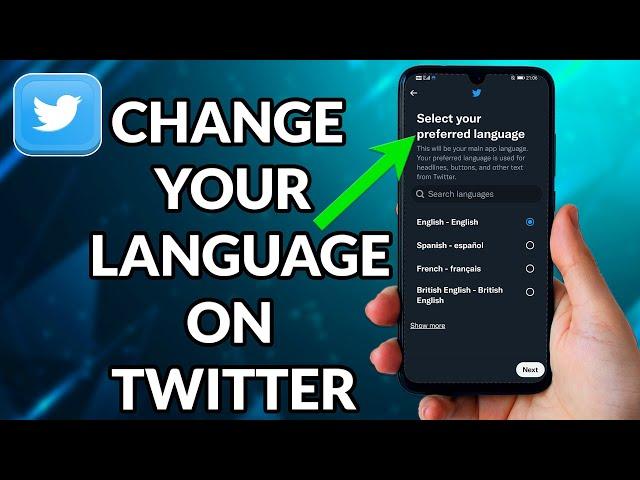 How To Change Twitter Language On Mobile