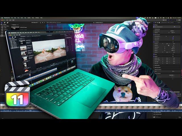 Hidden 3D Apple Vision Pro Workflow: Edit Spatial Video & VR180 on Final Cut Pro 11 with NDI
