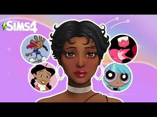 Creating ICONIC Cartoon Characters in The Sims 4!