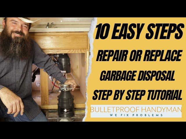 How To Replace Or Repair A Garbage Disposal For $600 Per Hour On Site