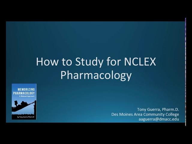 How to Study NCLEX Pharmacology (Free NCLEX Pharmacology Review Resources)