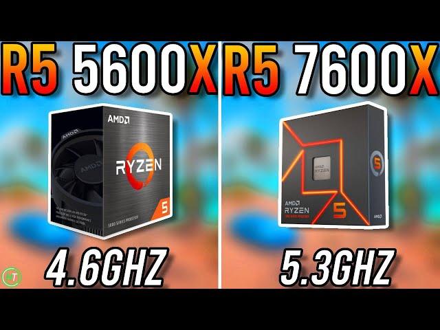 Ryzen 5 5600X vs Ryzen 5 7600X - Tested in 2024