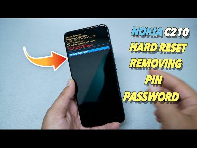 Nokia C210 Hard Reset Removing PIN, Password, pattern No PC