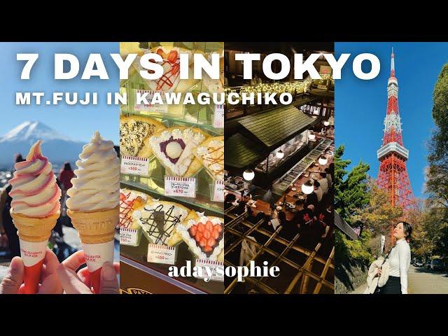  Tokyo vlog | Beautiful & relaxing itinerary, best food, how to go to Kawaguchiko