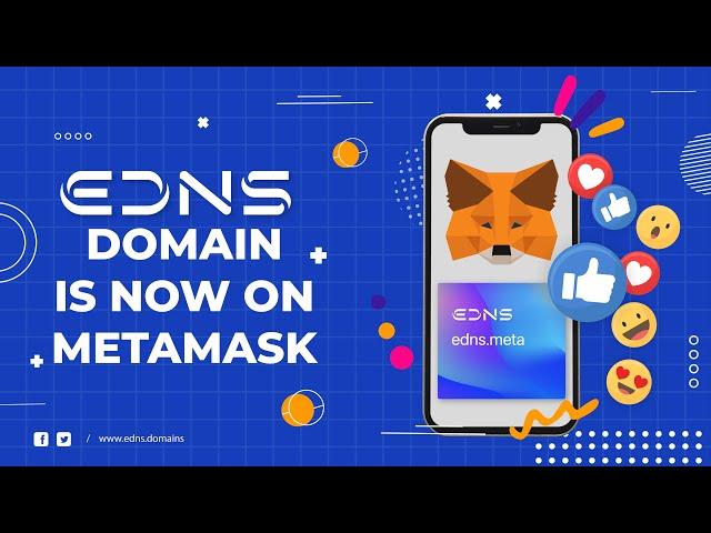 How to add EDNS Decentralized Domain to MetaMask Wallet