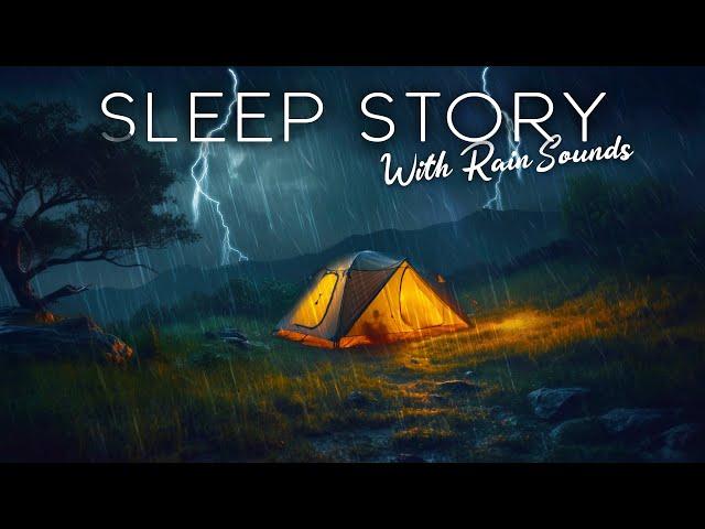 A Rainy Night in The Tent: Cozy Bedtime Story with Rain Sounds