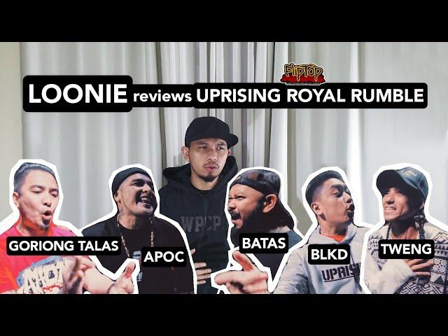 LOONIE | BREAK IT DOWN: Rap Battle Review E26 | GORIONG TALAS vs APOC vs BATAS vs BLKD vs TWENG