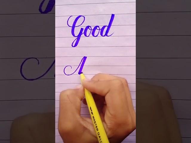 How to write with cut marker #shorts #shortvideo #english #writing #calligraphy