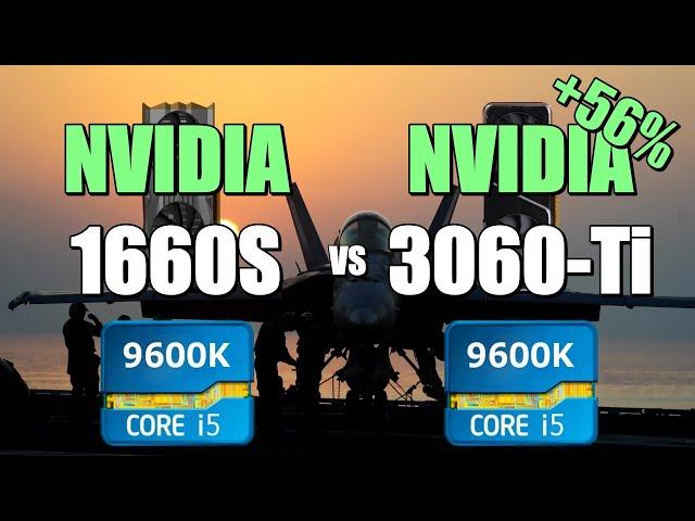 1660S vs 3060-Ti - 9600K  CSGO  Fortnite  PUBG  GTAV  Overwatch.