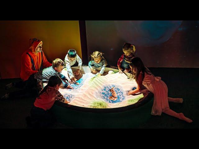 Interactive Sandbox at Hello Park