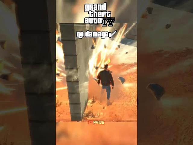 Evolution of grenade explosion through wall #gta #gta5 #shorts #ytshorts #youtubeshorts #gaming