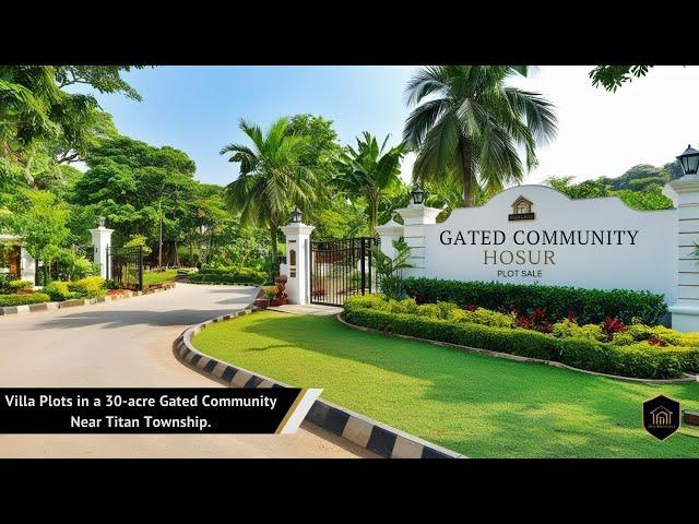 Plot For Sale in Hosur Gated Community - Villa Plots For Sale on Kelamangalam Road - Near NH 844