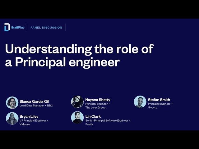 Understanding the role of a principal engineer