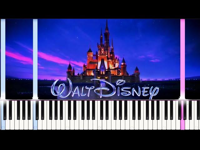 Disney Intro - Opening Theme - Piano tutorial