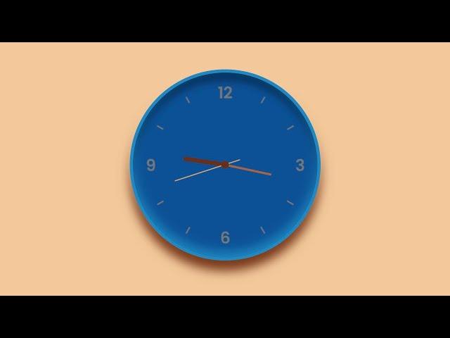 Analog Clock Design in HTML CSS & JavaScript | Universal Developer