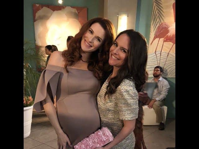 Bridget Regan and Yara Martinez (a.k.a. ROISA) photos from set