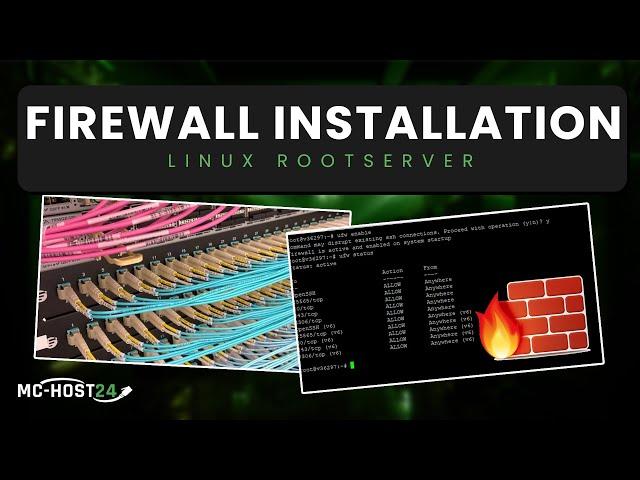 MC-HOST24: Firewall (UFW) auf Linuxserver einrichten