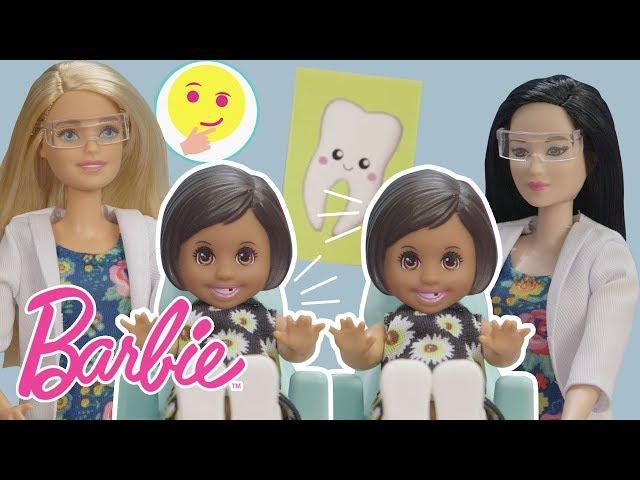 @Barbie | Barbie Dentist Dolls Find Themselves in Double Trouble