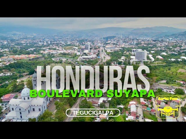 Boulevard Suyapa, Tegucigalpa in 4K (Honduras aerial views)