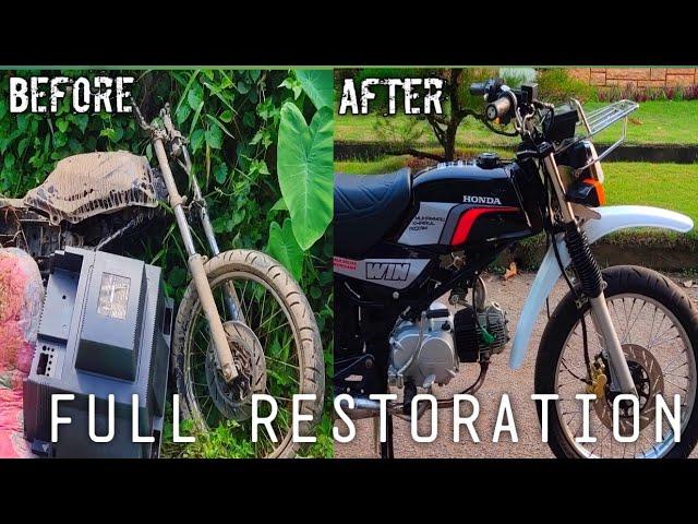 FULL RESTORATION • Honda Win 100cc Abandoned in The Trash - TimeLapse