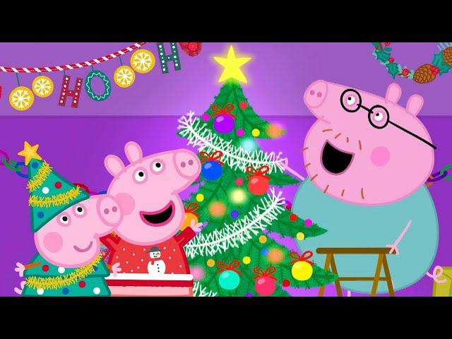  Putting up Christmas Tree with Peppa Pig