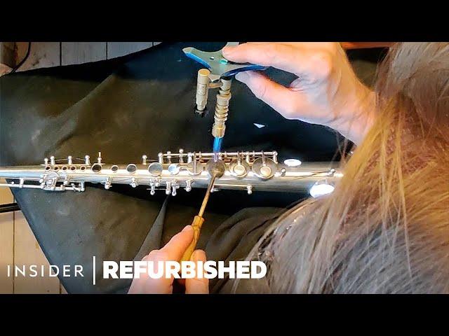 How A Dented Saxophone Is Professionally Restored | Refurbished