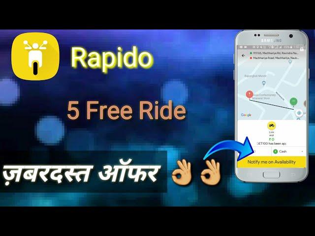 Rapido New Promocode | 5 Best Promocode Get Free Ride 5 Rides | Technical Prashant