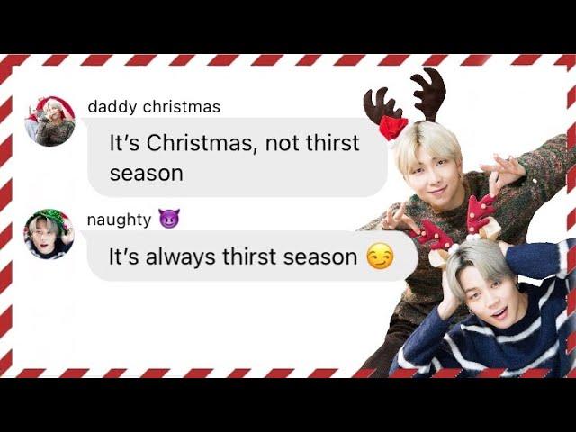 BTS TEXTS ► Merry Thirstmas (A Bangtastic Christmas pt. 1)