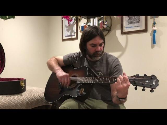Taylor 326 grand symphony guitar. Initial play review demo.