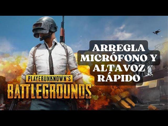  Cómo Arreglar MICRÓFONO y ALTAVOZ en PUBG MOBILE | Tutorial Paso a Paso