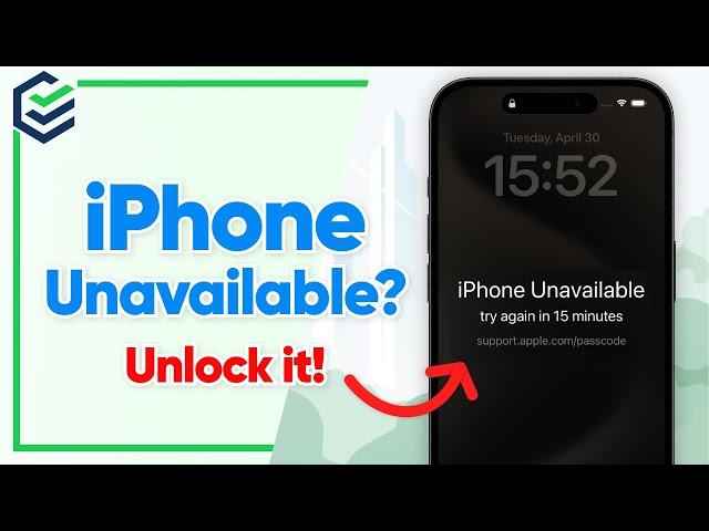 How to Fix iPhone Unavailable Without Passcode | iPhone Unavailable Lock Screen Fixed! 100% Work