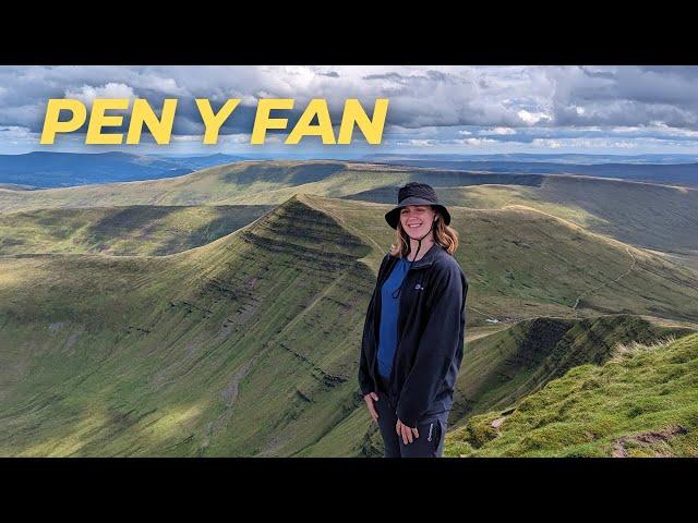 The easiest route to hike up Pen Y Fan (South Wales' tallest mountain)