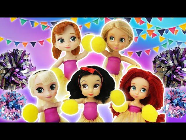 ¡ Competencia de Animadoras  en la Escuela!  -  Princesas de Disney