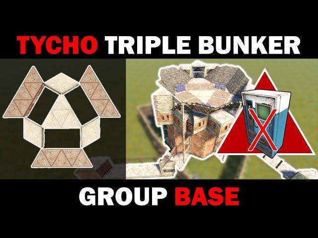 Tycho - RUST Triple Bunker Multi-TC  2021 Group Base