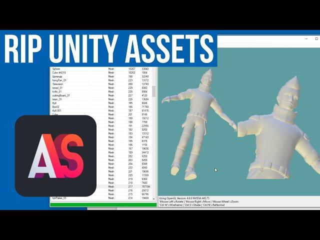 Extract 2D/3D/SFX Unity Assets fast & easy from your Unity Game | Asset Studio Tutorial