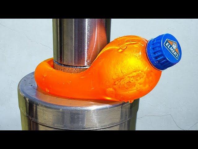 Hydraulic Press Crushing Things & Satisfying Slime Compilation