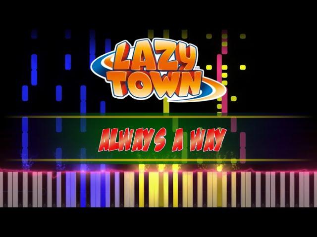 Always a Way - LazyTown piano cover [piano tutorial + sheet piano]