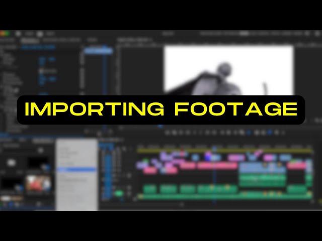 How to Import Videos and Music Into Adobe Premier Pro | Episode -2