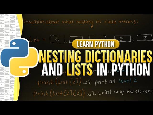 Nesting Dictionaries and Lists in Python