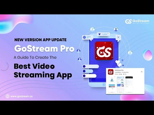 How to use GoStream Pro App create livestream pre-recorded video.