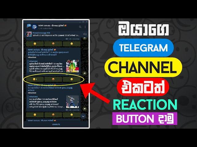 How to Add Reaction Buttons To Telegram Channel | HelaTech LK